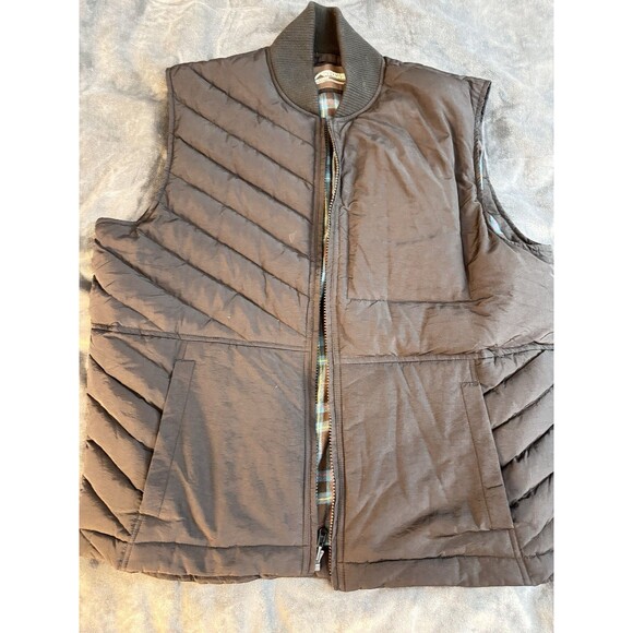 Mountain Khakis Vest Men's XXL Black Full Zip Pockets Puffer Warm - Picture 1 of 8